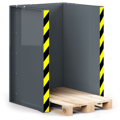 RR Industrietechnik Paletten Stapel Station RPS-10 BxTxH 1020x945x1425 mm RAL 7005 Mausgrau