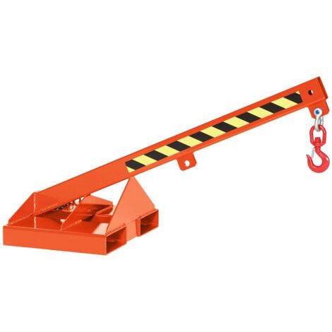 RR Industrietechnik starrer Kranarm Typ RLH-1 bis zu 1000kg Tragkraft RAL 2004 Reinorange