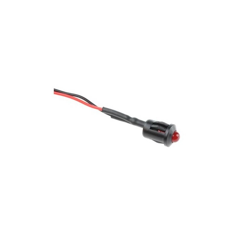 

RS Pro 207-753 Indicador LED rojo brillante 12Vdc - la perforaci