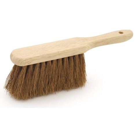 Rs Pro – Balayette douce pour usage commercial et industriel – Tête en coco naturel 280mm – Profondeur 40mm – Couleur beige/marron