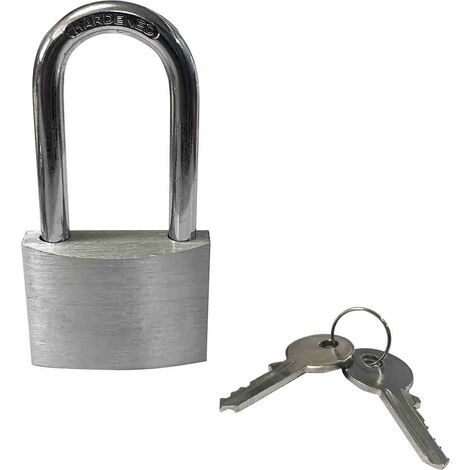 Rs Pro – Cadenas à clé en aluminium et acier – Diamètre anse 7.16mm – Imperméable – Longueur anse 51mm – Largeur 48.2mm