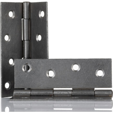 Rs Pro – Charnière en acier pour meuble 100mm x 71mm x 1.75mm – Lot de 2 – Fixation vissée pour portes battantes – Charge maximale élevée