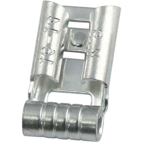 Rs Pro – Cosse électrique faston 1.5-2.5 mm² – Raccordement à sertir – Languette 0.8 x 6.35 mm – Connexion électrique fiable