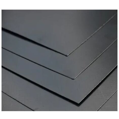 Rs Pro – Feuille d'étanchéité graphite 500 x 500mm – Épaisseur 1mm – Résistance chaleur jusqu'à 700°C – Pression 100 bar