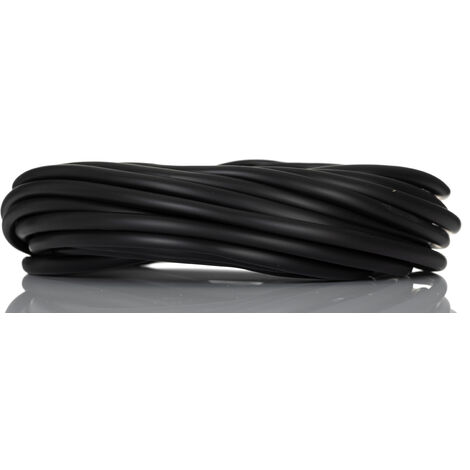 Rs Pro – Gaine thermorétractable 10m – Diamètre 6mm – PVC noir pour câbles jusqu'à 6mm – Température -20°C à +85°C
