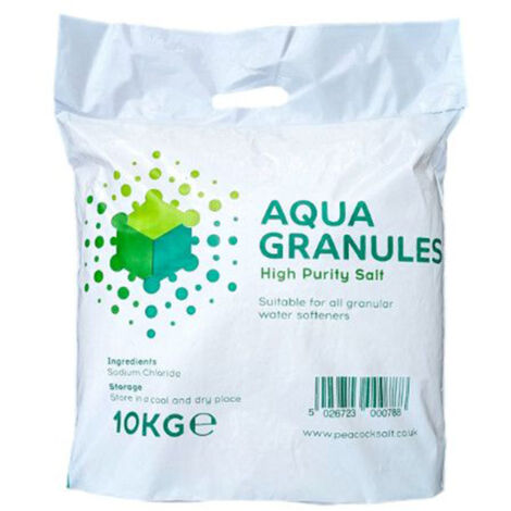 Rs Pro – Gros sel pour adoucisseur d'eau 10 kg – Taille des particules 2-6mm – BS EN 973:2009 – Accrédité ISO 9001:2008