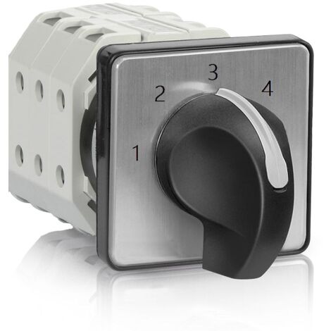 Rs Pro – Interrupteur à came 4 contacts unipolaire 16A – Tension 500V c.a. – Multi-positions pour contrôle précis de l'alimentation
