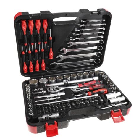 Rs Pro – Mallette de rangement mécanique 94 pièces – Outils à main pour mécanique – Matériaux durables – Pour espaces de travail exigeants