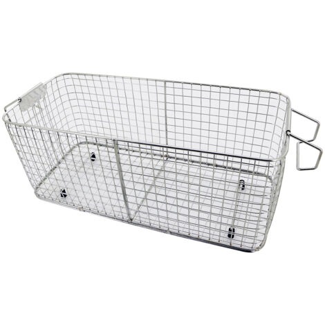 Rs Pro – Panier pour nettoyeur à ultrasons 6L – Dimensions 270 x 120 x 115 mm – Accessoire pour nettoyage efficace – Compatible cuve 6L