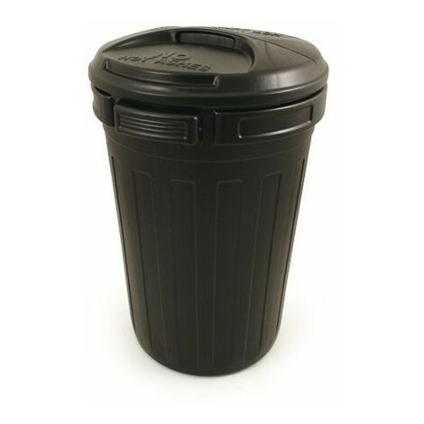 Rs Pro – Poubelle d'extérieur en polyéthylène 80L – Couvercle inclus – Résistante aux intempéries – Pour stockage déchets recyclables