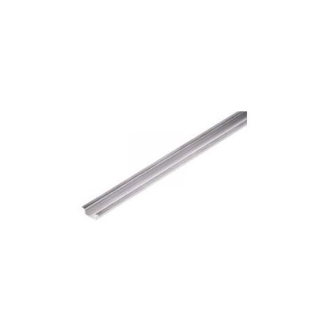 Rs Pro – Rail DIN non perforé 2m x 15mm x 5.5mm – Mini rail oméga pour montage équipements électriques – Usage professionnel