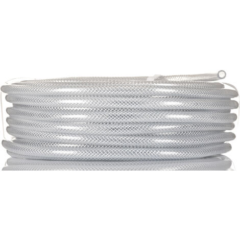 Rs Pro – Tube flexible PET PVC renforcé 25m – Ø 8mm x 12mm – Pour air comprimé, aliments, eau – Résistant à -15°C - 8mmx12mm