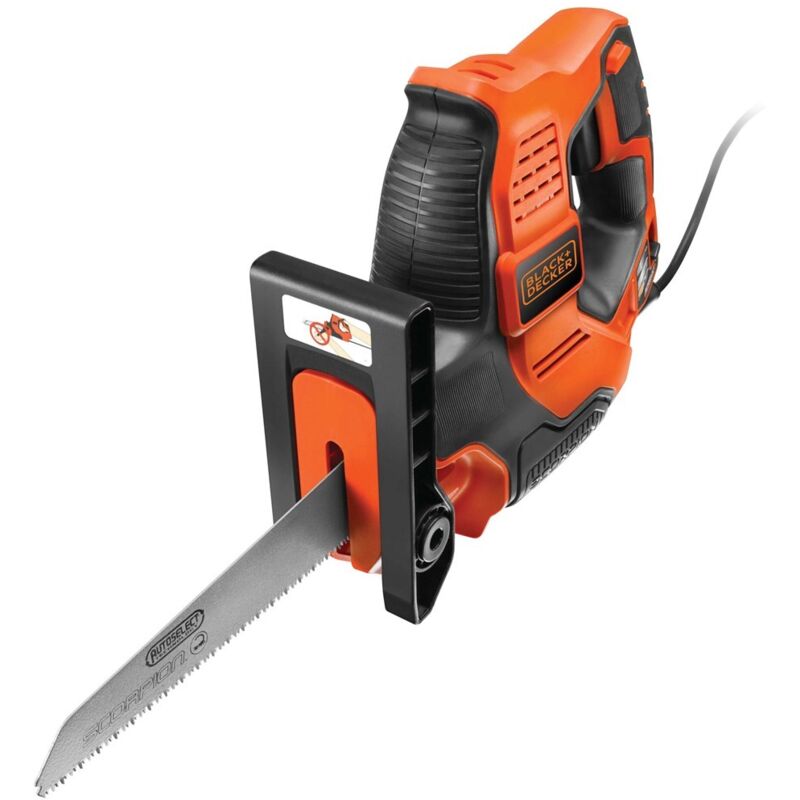 Black&decker - Scie alternative RS890K-QS 2700 coups/min 500 w Noir, Orange