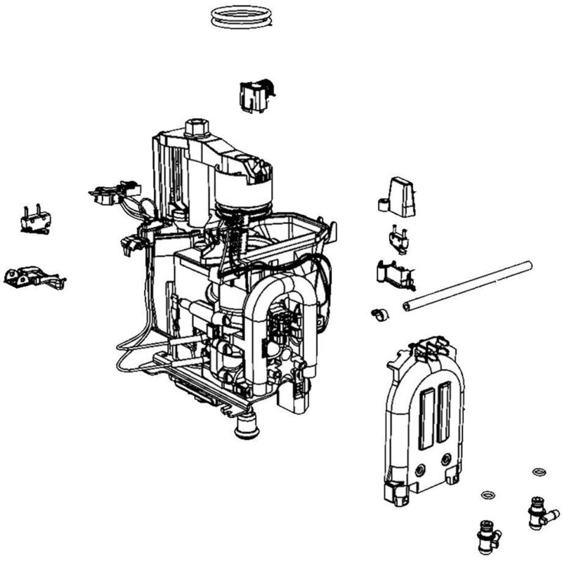 Résistance + vérin (SS-8030001770) Cafetière, Expresso KRUPS