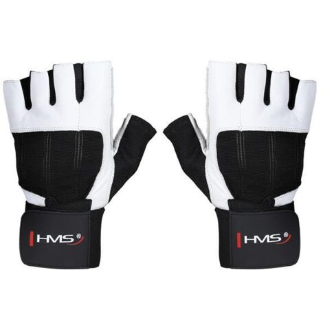 RST04 WEISS-SCHWARZ GRÖSSE S HMS GYMHANDSCHUHE