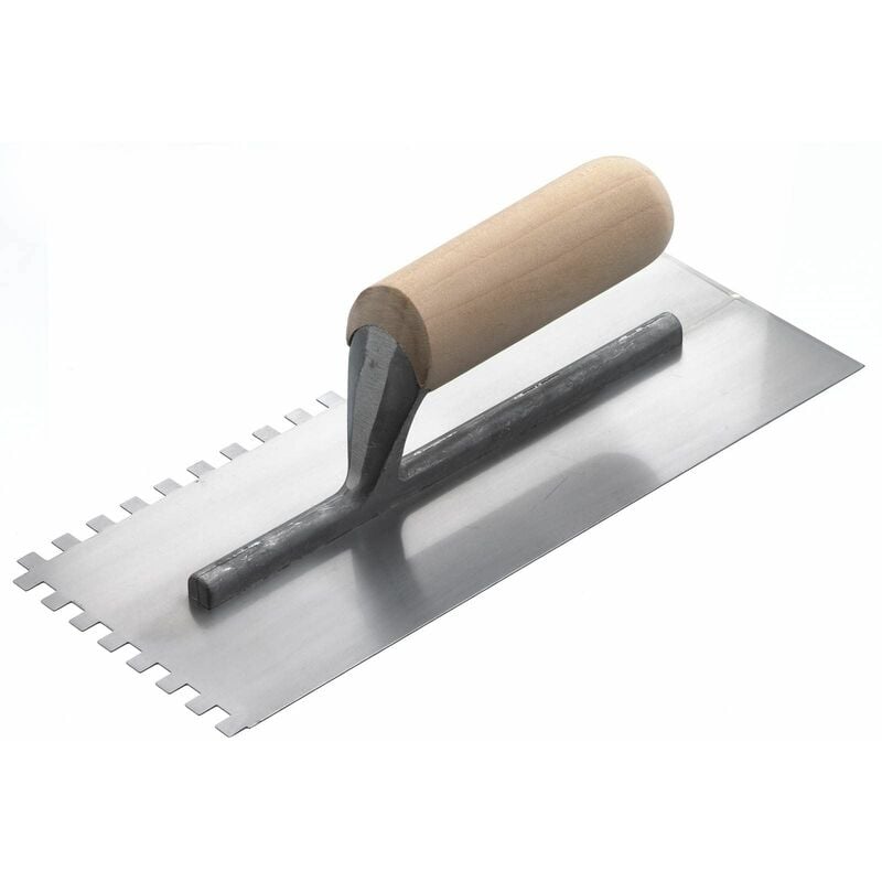 R.s.t. - Notched Trowel 6mm Square Notches Wooden Handle 11 x 4.1/2in RST153DS
