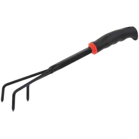 Rteau de jardin en mtal avec manche 355 cm