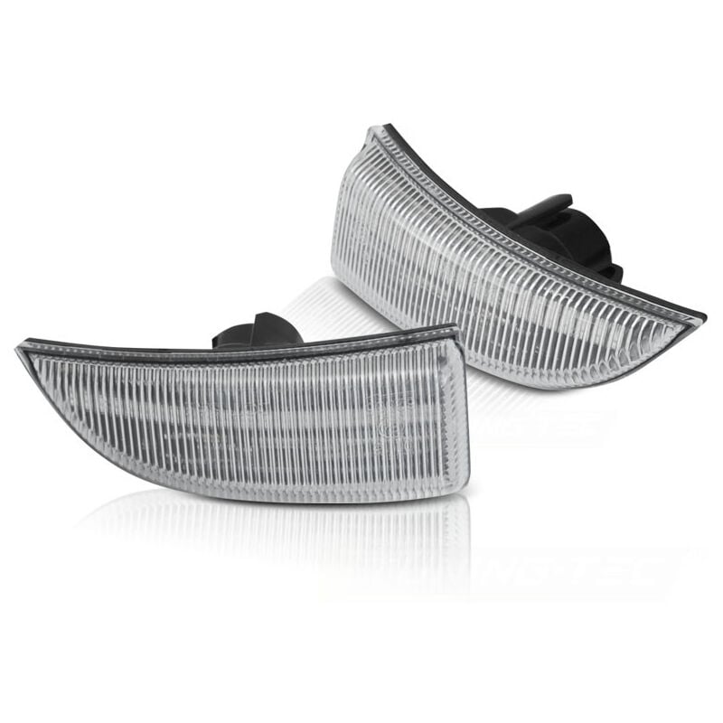 Viking Choice - Rétroviseur clignotants renault scenic iii 09-15 / megane iii 08-16 led blanc