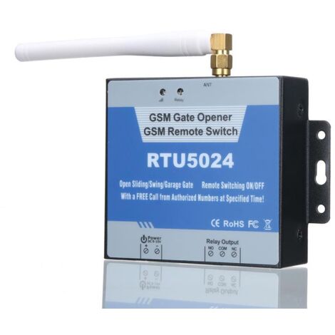 RTU5024 Contrôleur d'accès automatique pour portail GSM 4G avec télécommande pour garage et téléphone gratuit