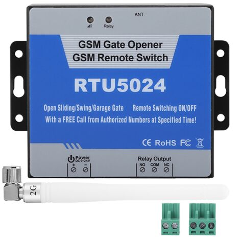 RTU5024 Contrôleur d'accès par téléphone mobile GSM, commutateur de commande à distance, contrôle d'accès par SMS