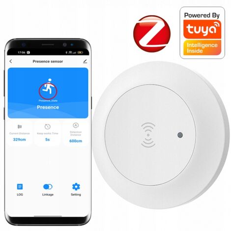 RTX Mikrowellensensor ZigBee TUYA Smart 230V Oberflächenmontierter Präsenzsensor