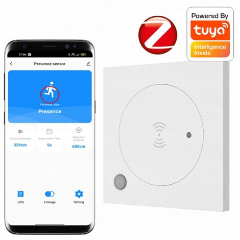 RTX Mikrowellensensor ZigBee TUYA Smart 230V Wandpräsenzsensor