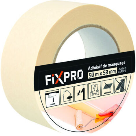 rub adhes crepe blanc 50mx50mm
