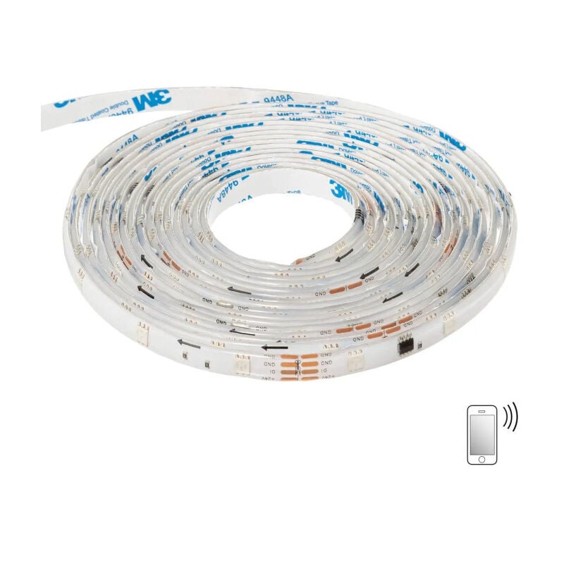 Ruban 150 led 'Prise Secteur' 500cm Blanc