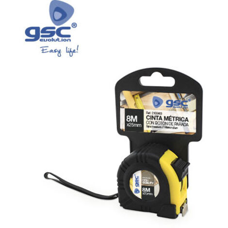 Ruban à mesurer enduit de caoutchouc avec aimant - 25 mm - 8 M GSC 002100463