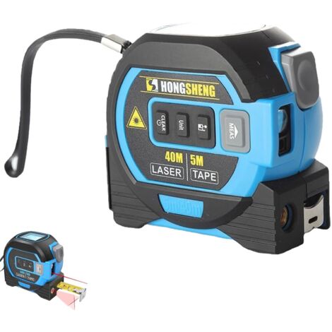 Ruban à mesurer laser 3 en 1 Almighty Ruler, Almighty Ruler, Almighty Tools Tape Measure, The Almighty Ruler, Ruban à mesurer laser 3 en 1 Almighty Tools (60 cm, bleu)