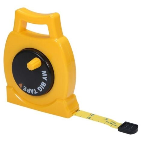 Ruban à mesurer rétractable souple pour enfants, jouets de jeu constructifs, outil de mesure 1 m, jaune 1 pièce)
