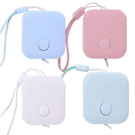 Ruban à mesurer souple, 4 couleurs, 1,5 m, ruban à mesurer à bouton-poussoir, ruban à mesurer souple rétractable en pouces