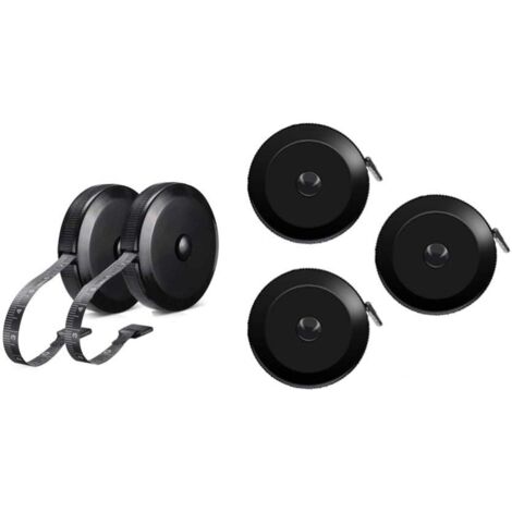 Ruban à mesurer souple - Couture extensible 5pcs Ruban à mesurer flexible avec boutons pour la mesure du corps Vêtements Perte de poids 1,5 m / 60in