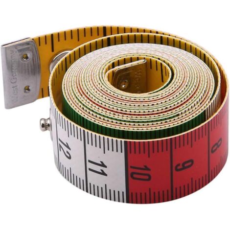 Ruban à mesurer souple - Outil de couture pour le corps de 1,5 m avec boutons-pression durables et pratiques（1pc）