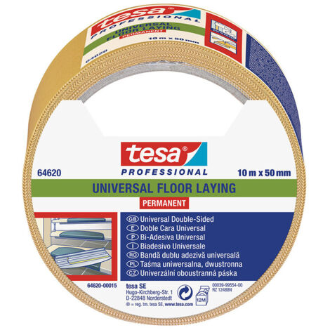 Ruban À Plancher Double Face 10m X 50mm 64620 Tesa