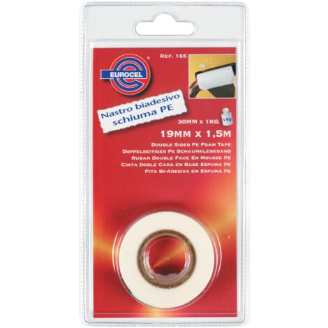 ruban adhA sif double face solide 19x5 m en mousse PE pour A tagA res miroir