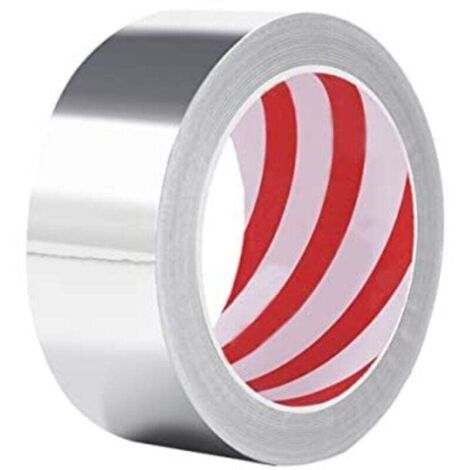 Ruban Adhésif Aluminium 50mm x 10m Imperméable Résistant à la Chaleur pour Étanchéité Réparation Isolation