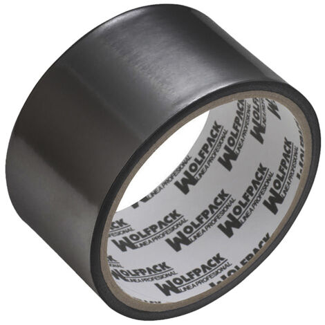 Ruban Adhésif Aluminium Noir 48 mm. x 10m. 66 microns