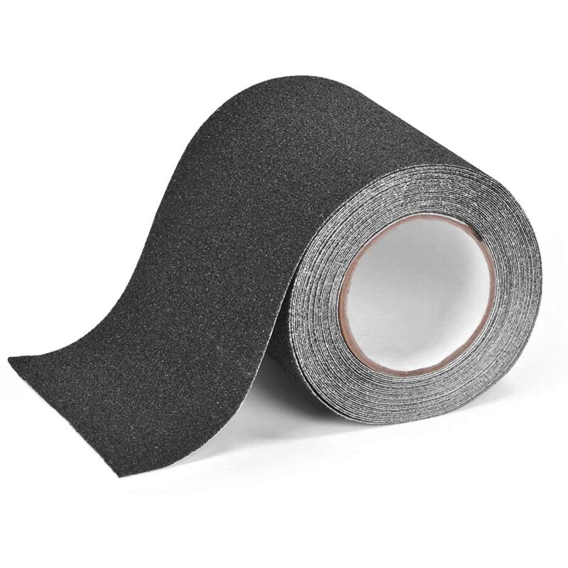 Ruban Adhésif Antidérapant, Bande Antidérapante à Haute Traction Adhérence, Bande Adhésive Abrasive Solide de Sécurité pour Escaliers, Marchepieds,