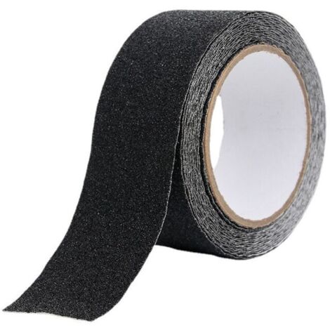 Ruban adhésif antidérapant noir, monobloc, 5 m x 10 cm