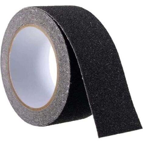 Ruban Adhésif Antidérapant - Noname - 5M x 10CM - PVC - Noir - Multi-usages