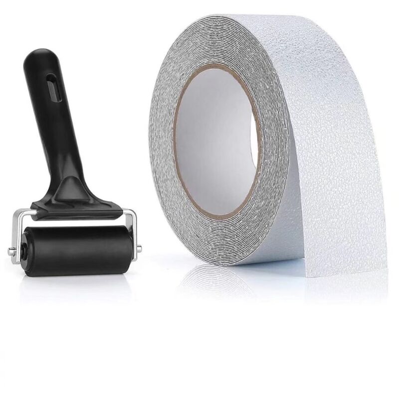 Ruban adhésif antidérapant pour escalier Transparent 10 x 5 cm -RAPANDA