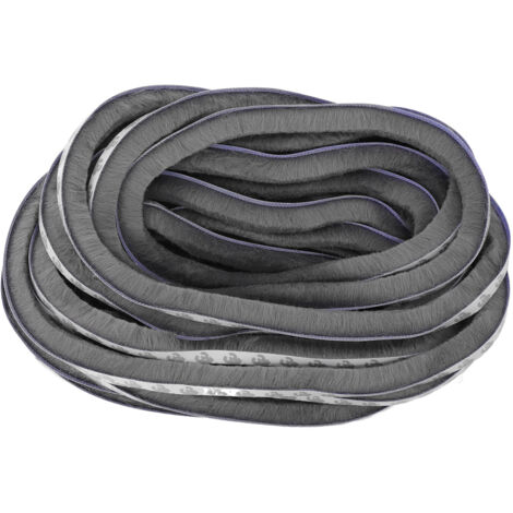 RUBAN ADHÉSIF AUTOCOLANT AUTOPROPRIÉTÉE ÉTANCHEIFIANTE 9x15mm Gris Polypropylene Soundproofing Windproof Dustproof Isolation Fenêtre Porte