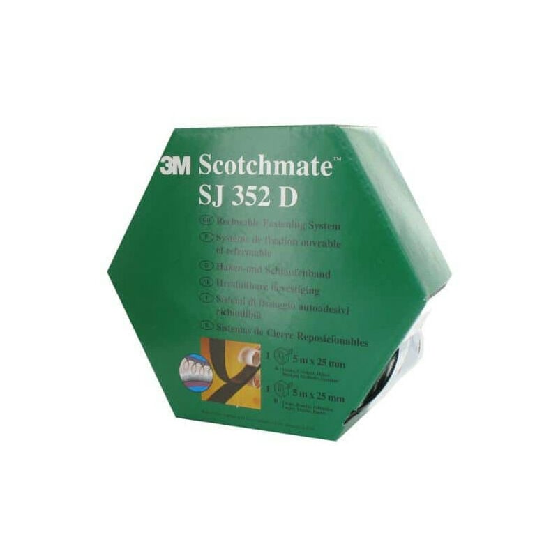 3M - Ruban adhésif caoutchouc Dual Lock SJ352D