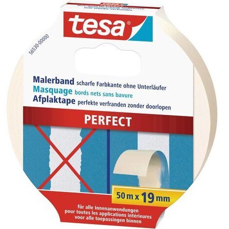 Ruban adhésif de masquage pour bords tranchants, 50 M x 19 MM - tesa (Par 16)