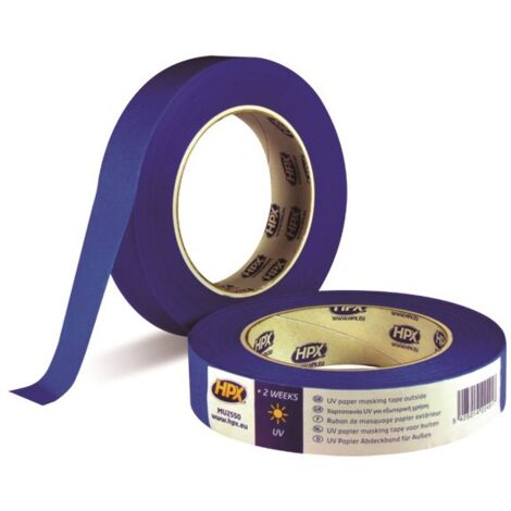 RUBAN ADHÉSIF DE MASQUAGE UV - BLEU 25MM X 50M HPX