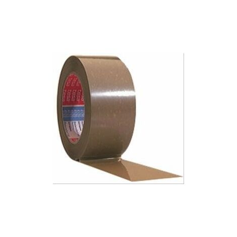 Ruban adhésif d'emballage 4120 Tesa havane largeur 50mm L=100m