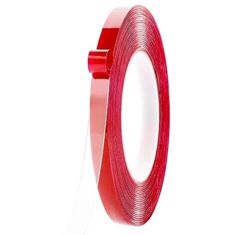 Ruban Adhésif Double Face, 10m x 10mm Extra Fort Nano Tape pour Bande LED, Maison, Fixant, au burea, DIY, Imperméable et Amovible Transparent Adhésif Double Face, 10M