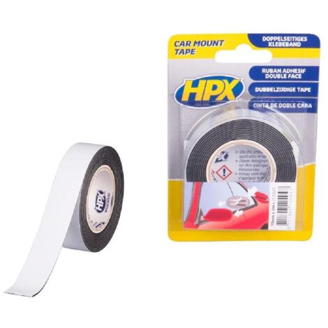 RUBAN ADHESIF DOUBLE FACE 19 MM X 2 M TAPES (UNITE) HPX