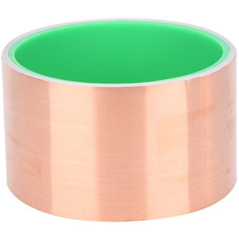 Ruban adhésif double face en cuivre conducteur pour blindage EMI, 5 cm x 3 m